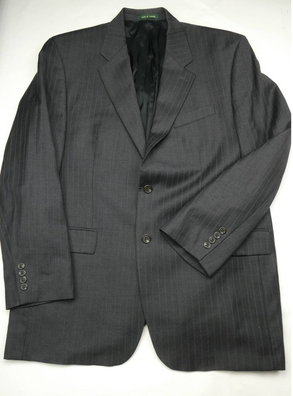men's Lauren Ralph Lauren gray pinstripe sport coat, 44L